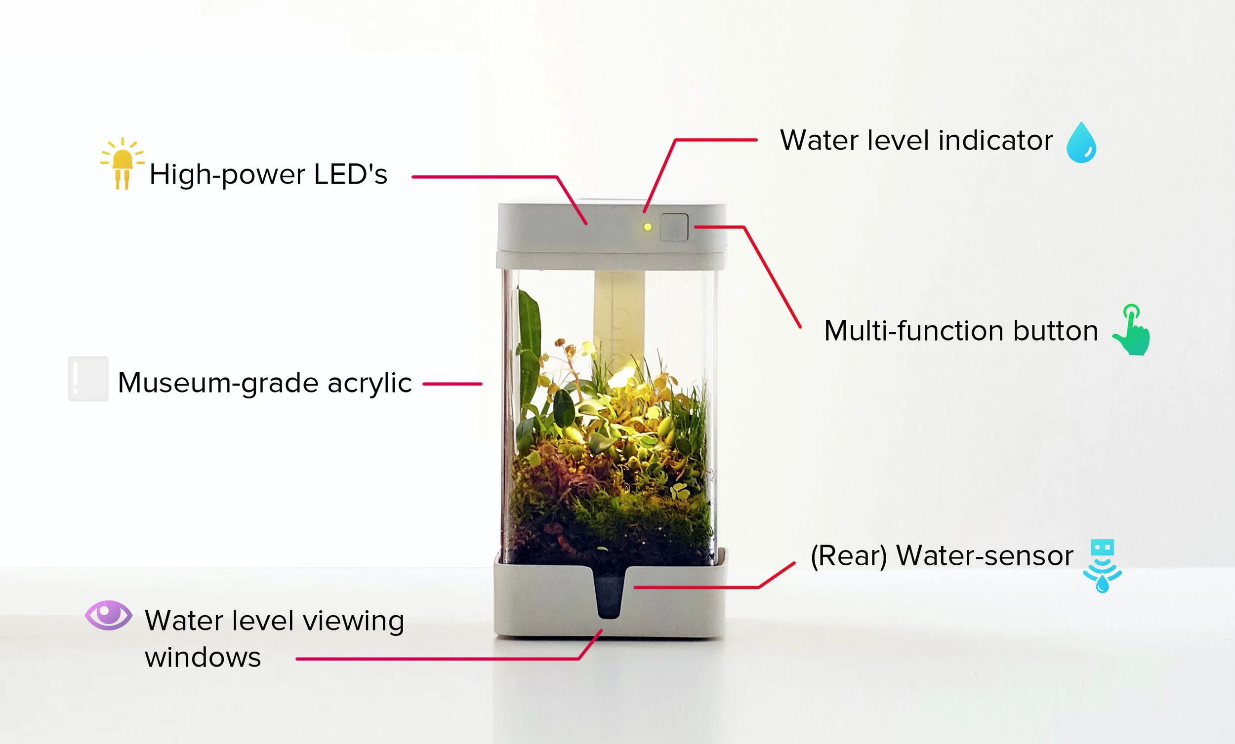 The elements of a self-contained ecosystem