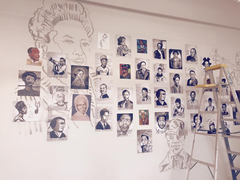 Group exhibition at the CultureWorks Institute for Creative Arts. Photo by Tori Kaspereit Pelz.