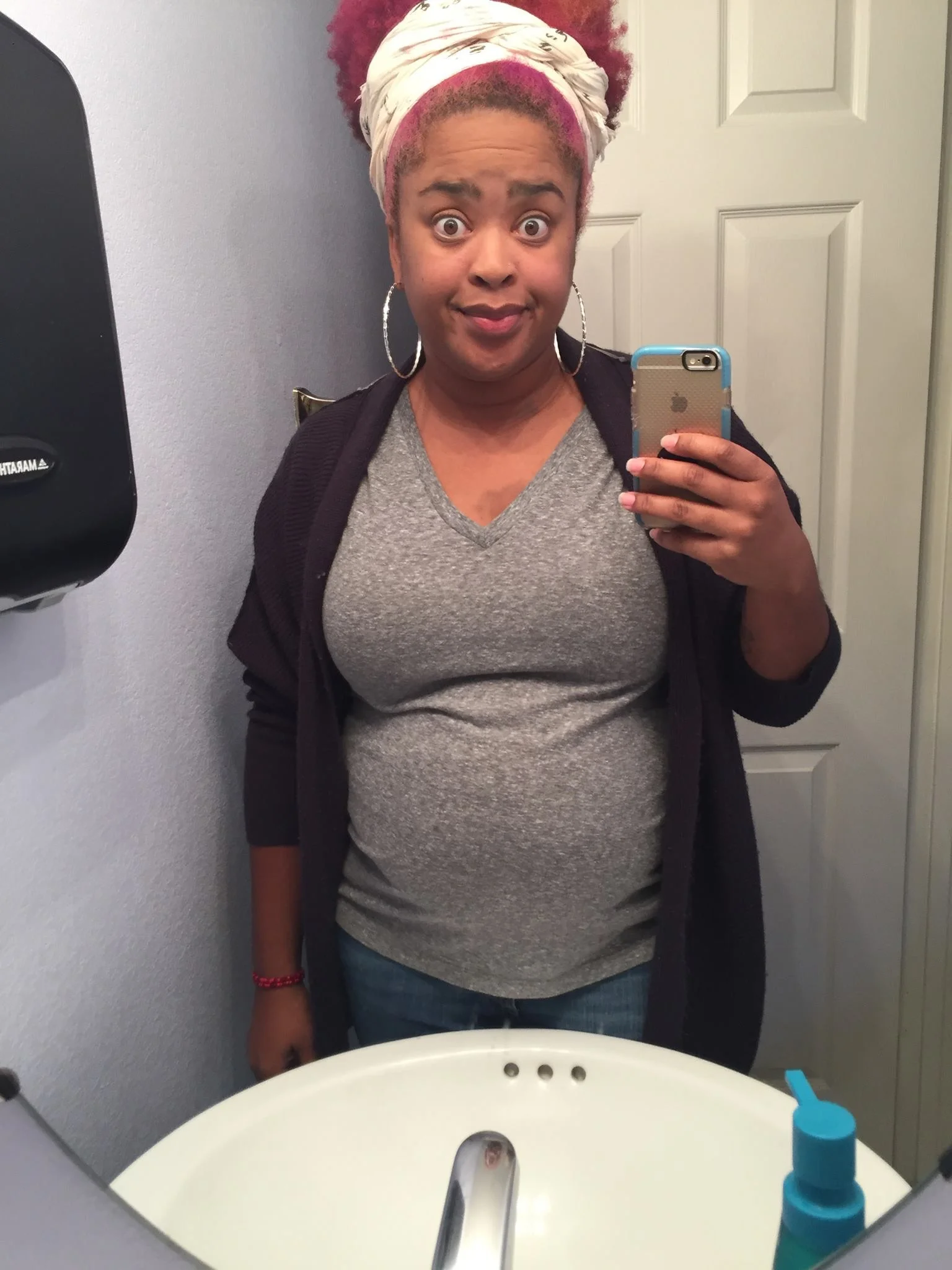 I realized after I took this photo that my sweater was on inside out and I had walked around Target like this. I now know why the young couple coming out of the stationary aisle grew quiet and then laughed as I walked past. 