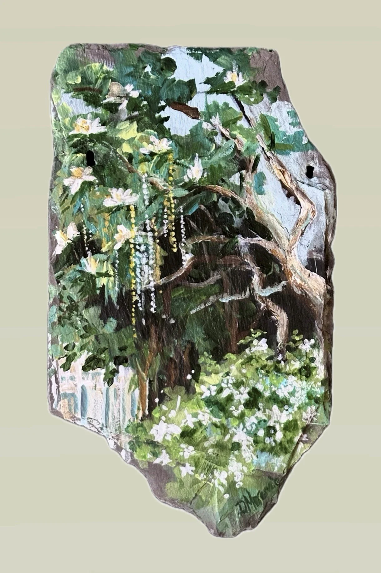 Magnolias, Jasmine and Leftover Beads