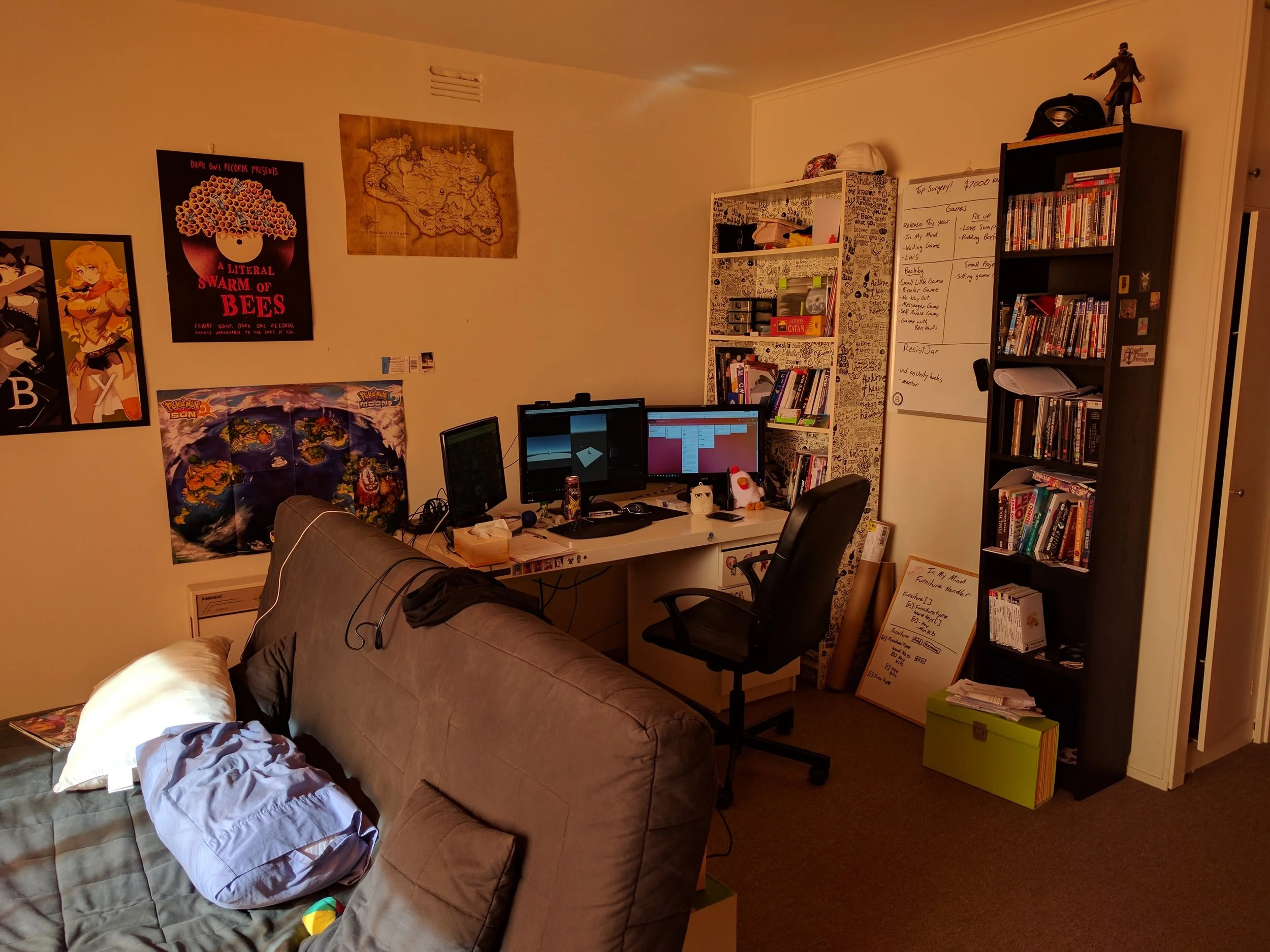 My apartment at the time - working on In My Mind