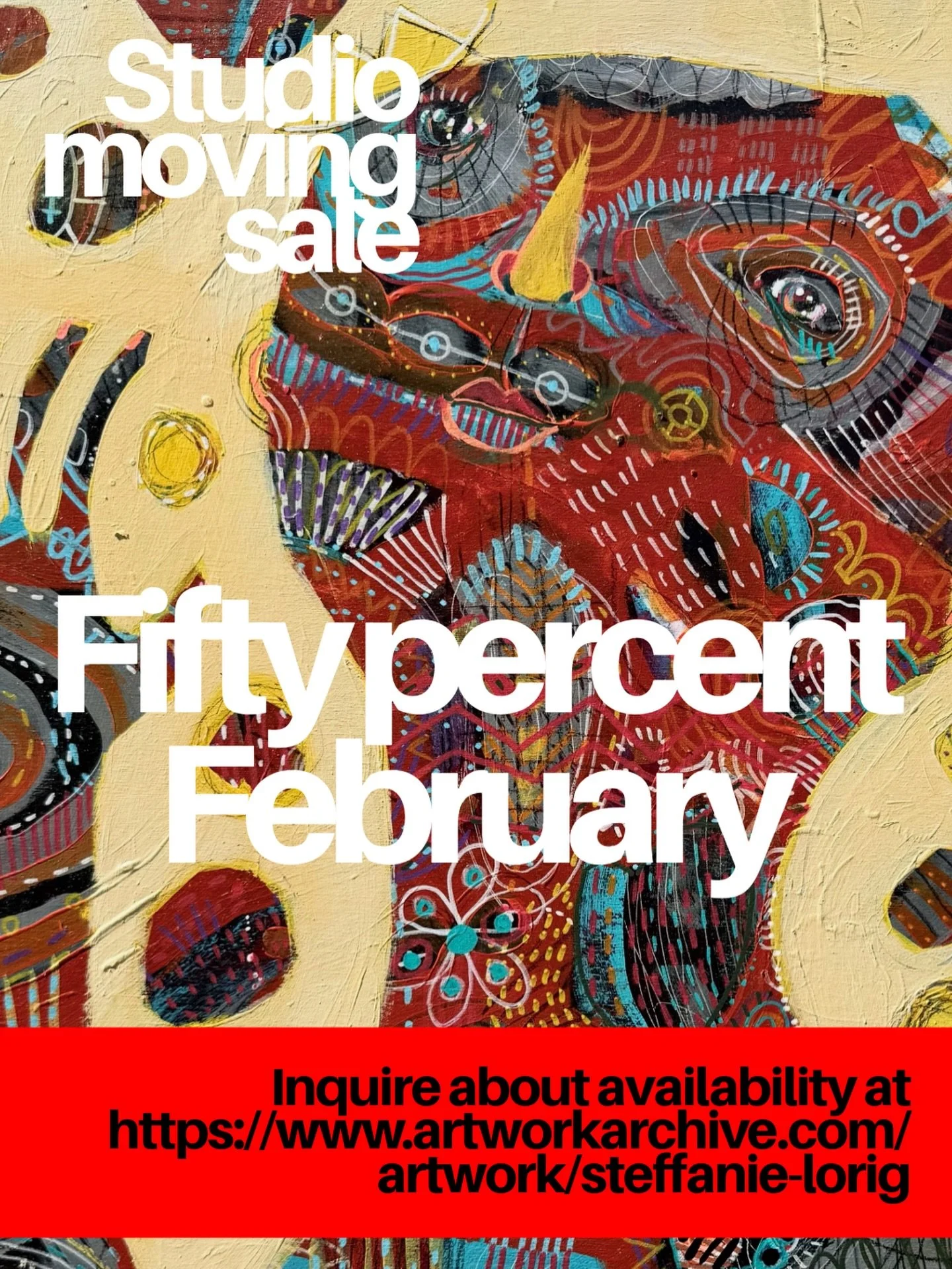 I&rsquo;m getting ready to move my studio and in preparation, I&rsquo;m offering 50% off on ALL available paintings listed on my Artwork Archive site until the end of February. 

Visit the Artwork Archive link in my bio or go directly to https://lnkd