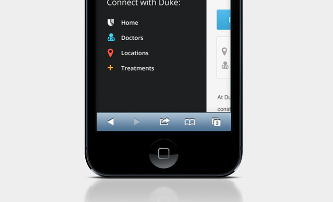 Duke Medicine Site Redesign