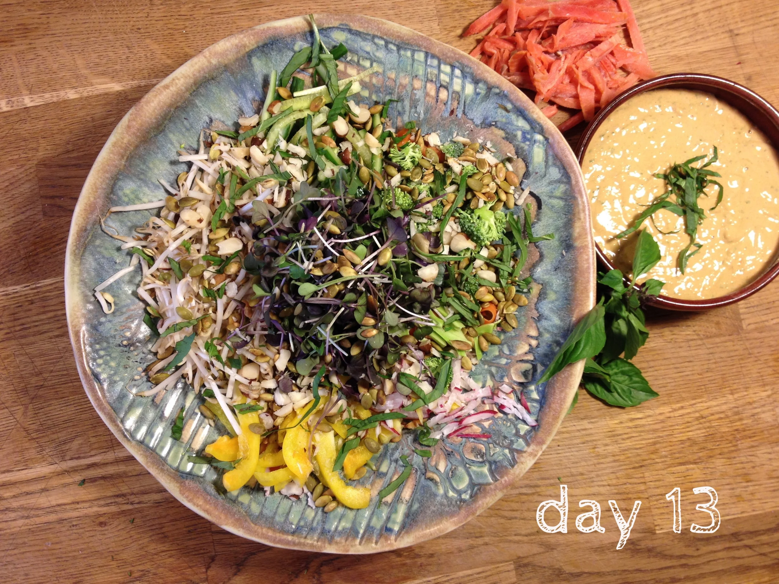 Orchid Lime Salad with tweaks, courtesy of Shelley Adams at Whitewater Cookbooks