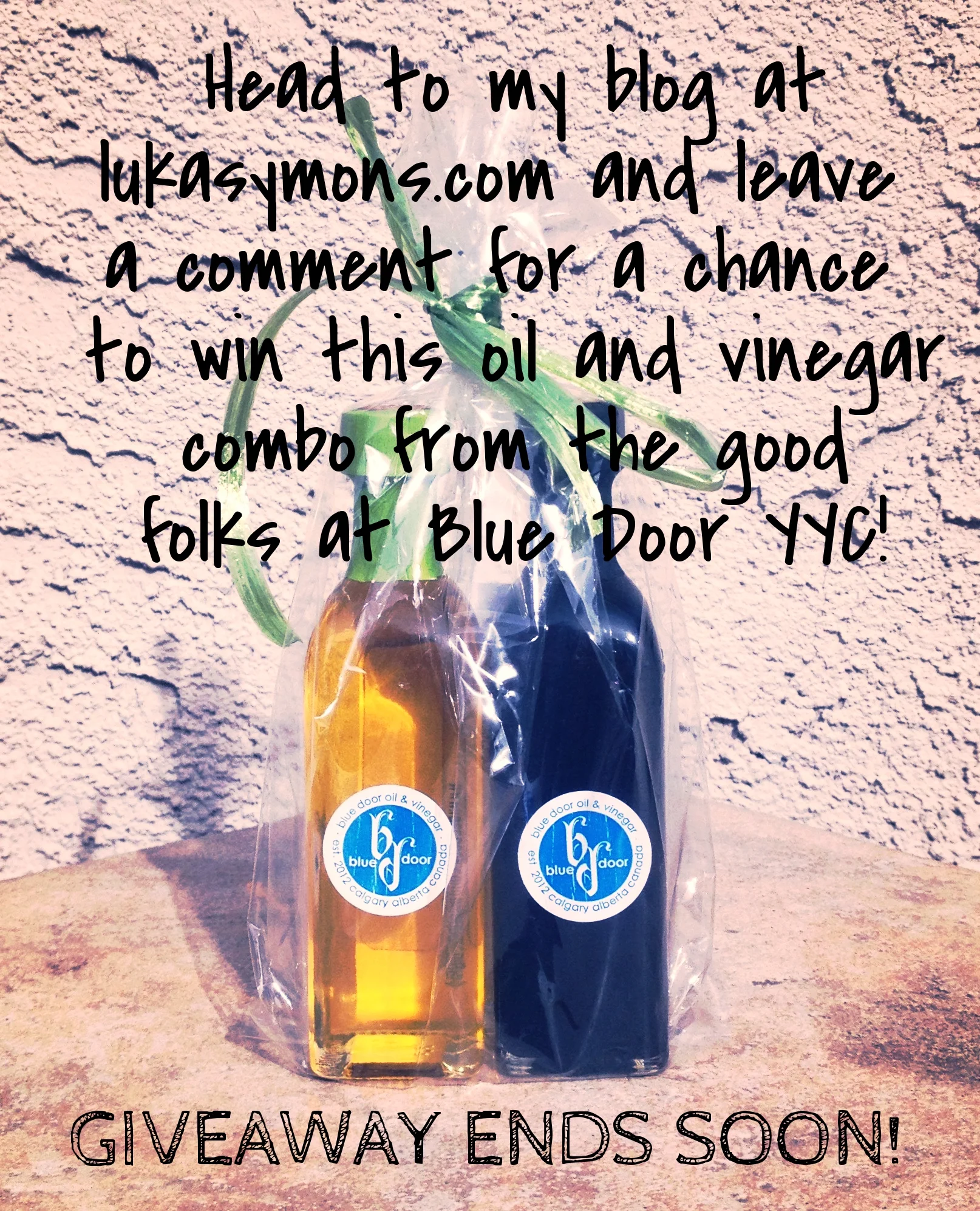 Giveaway ends soon!