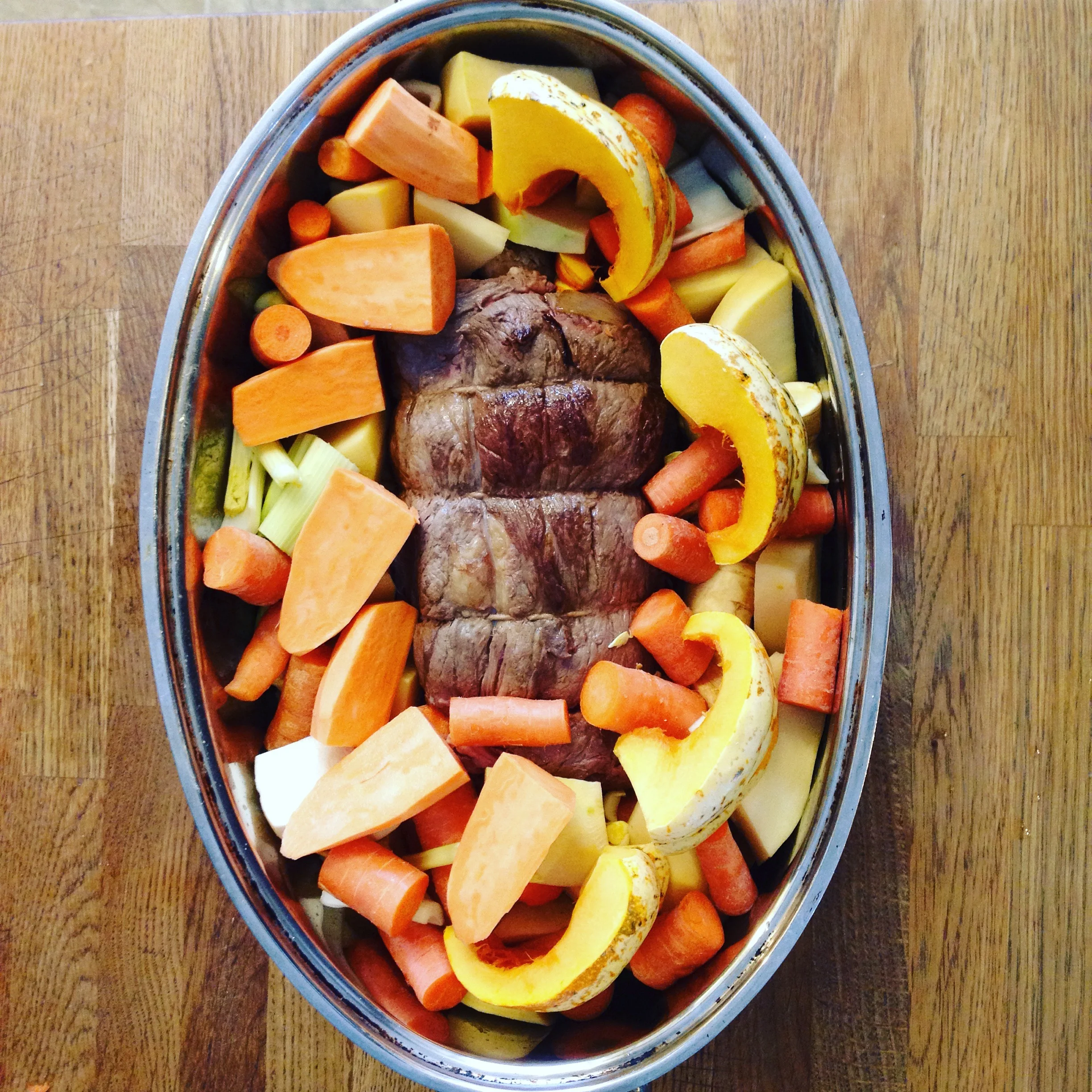 Pot Roast With Loads of Veg and Zing
