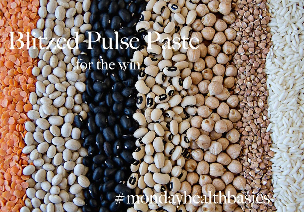 THURSDAY BASICS: blitzed pulse paste for the win.