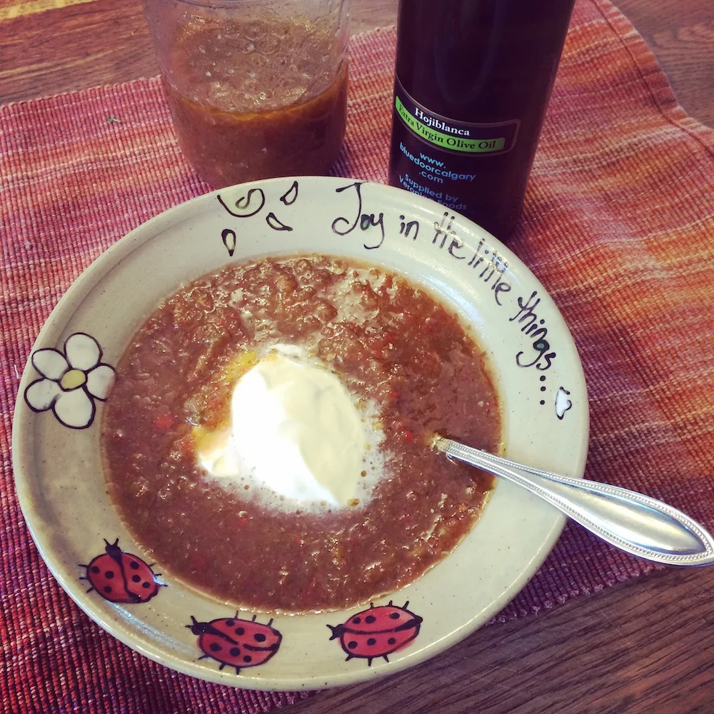 Gazpacho. Fermented.