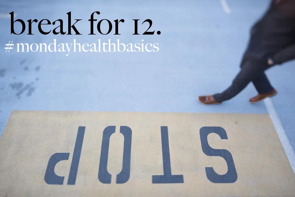 THURSDAY BASICS: break for 12.