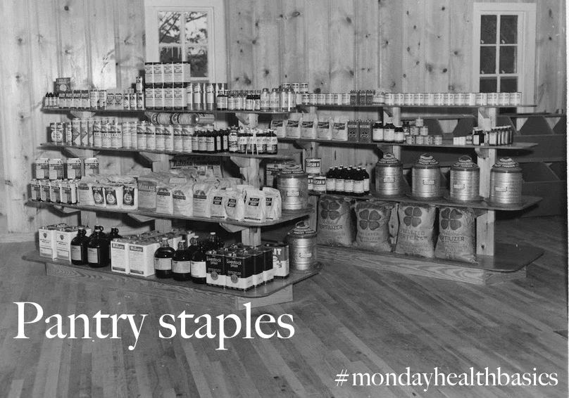 THURSDAY BASICS: pantry staples.