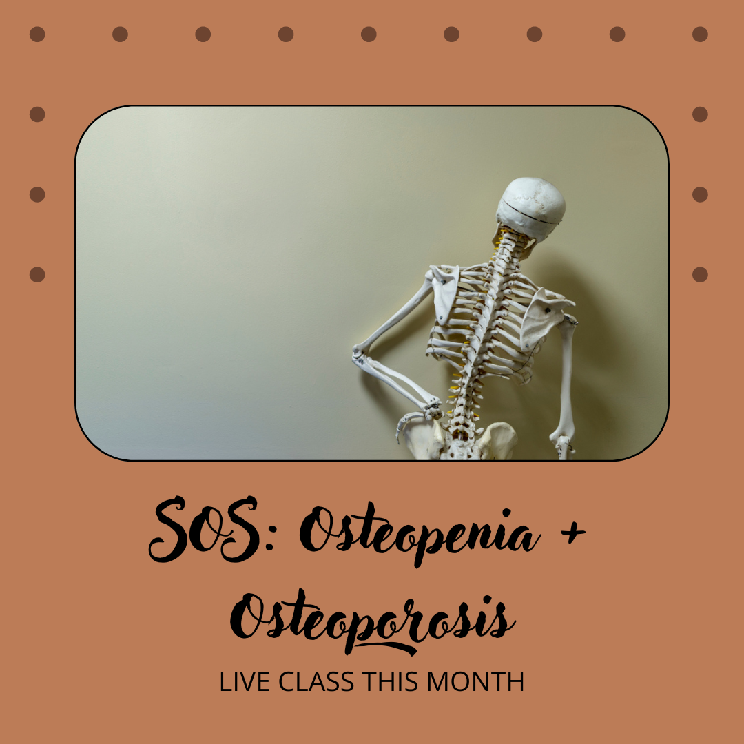 SOS: Osteopenia + Osteoporosis