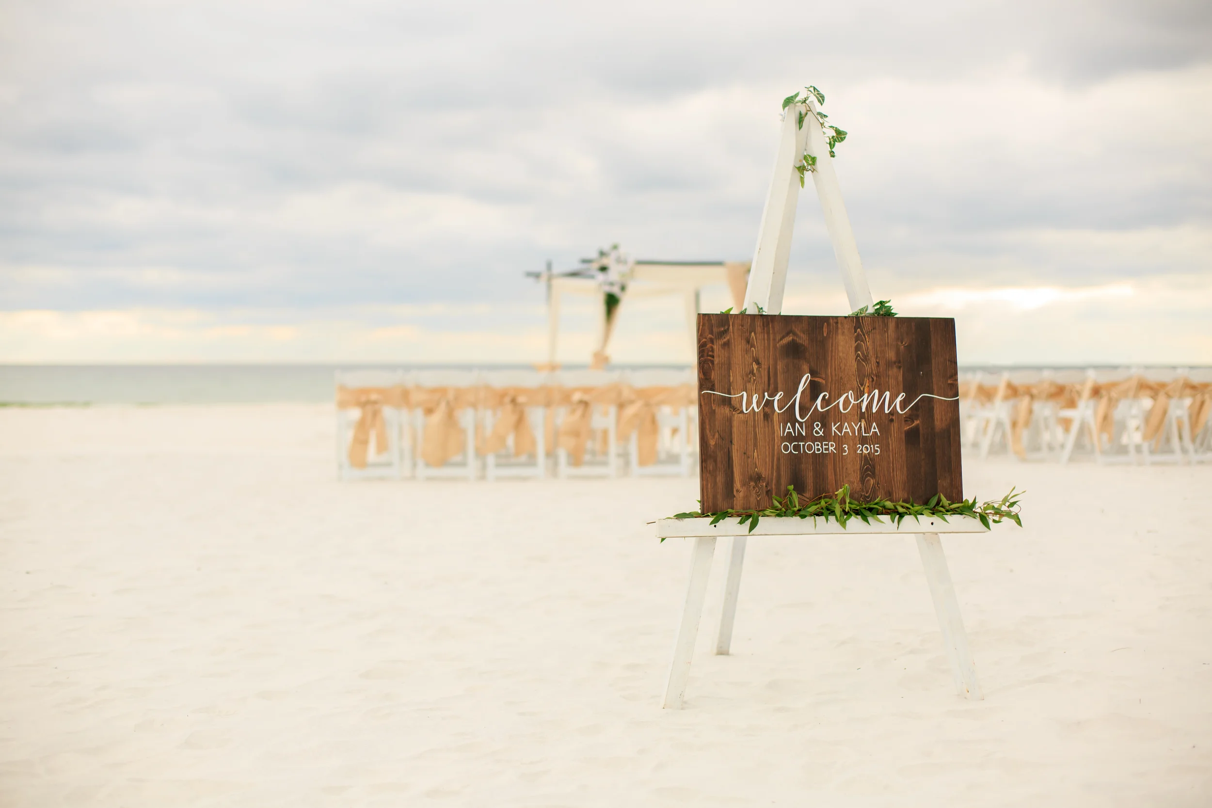 Ian and Kayla tie the knot : 30A Beach Wedding : The Bay on 331