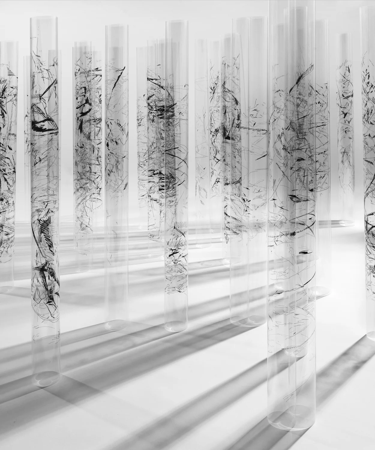   Boom and Bust  ink on acetate dimensions variable 2013-2014 