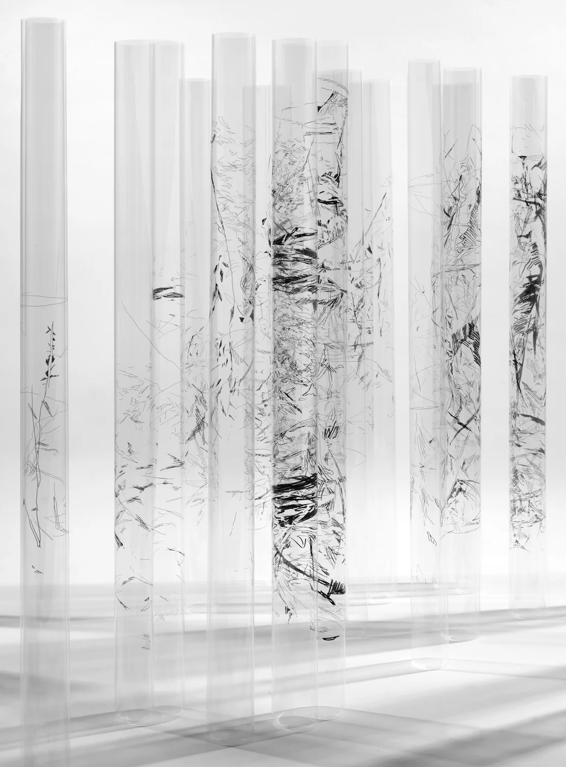   Boom and Bust  ink on acetate dimensions variable 2013-2014 