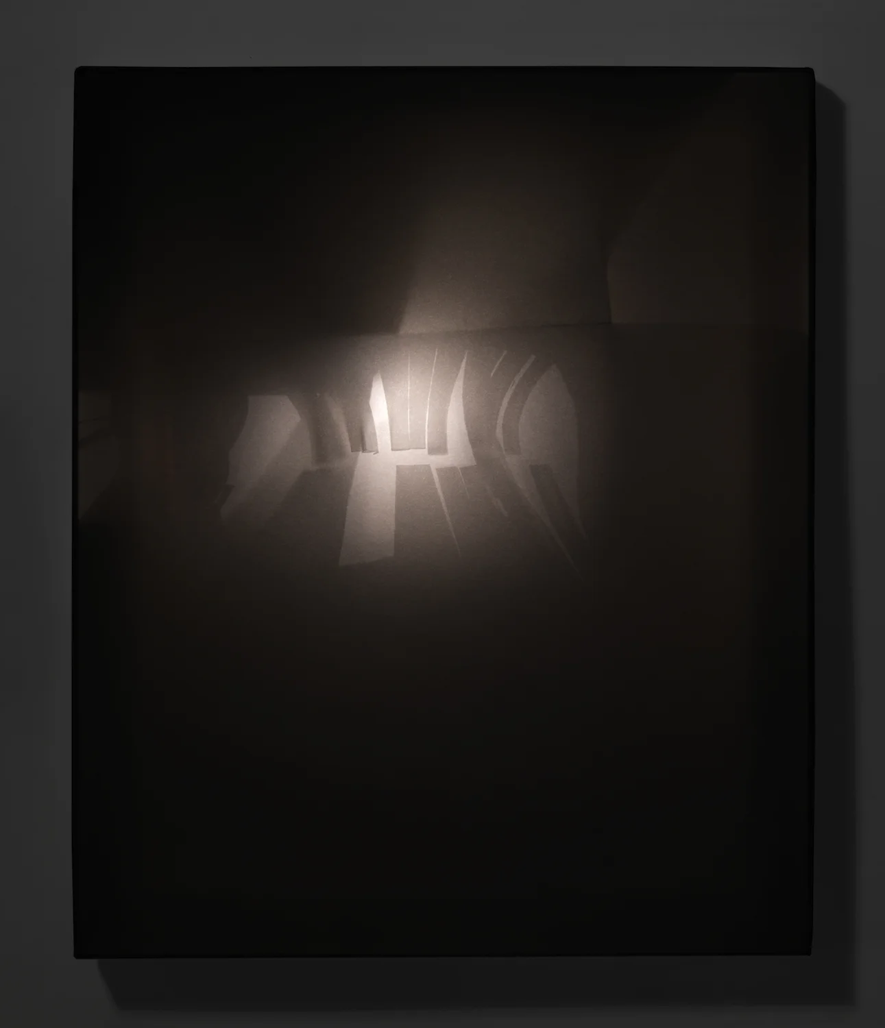   Light II  rear projection on stretched drafting film 12 x 9 x 1 in. 2007 