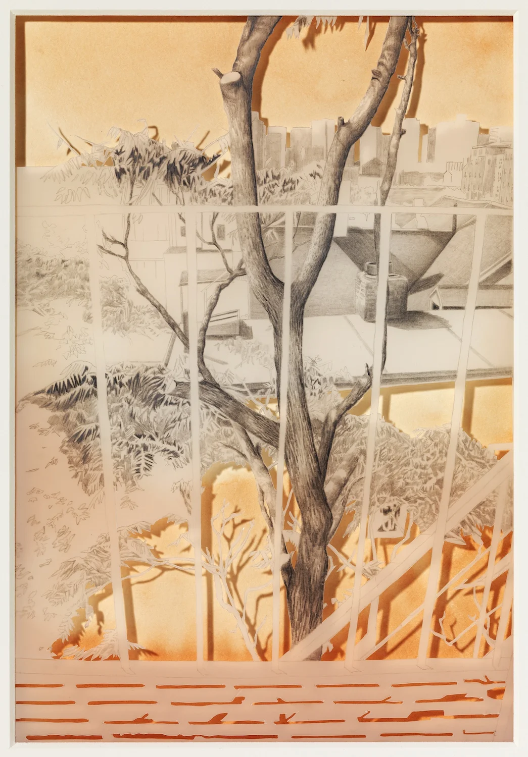   South III  pencil and gouache on paper 10 x 8 in. 2010 