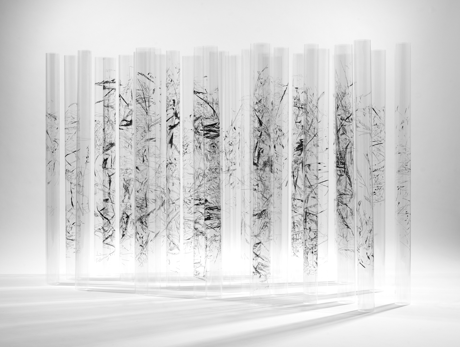   Boom and Bust  ink on acetate dimensions variable 2013-2014 