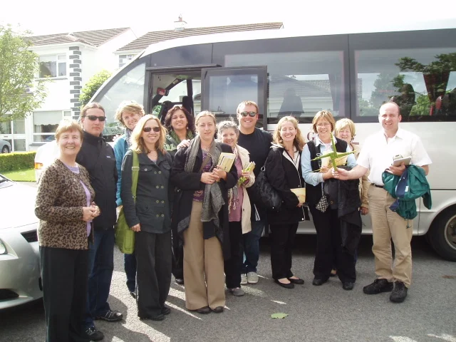 Sr Mary Minahan with group