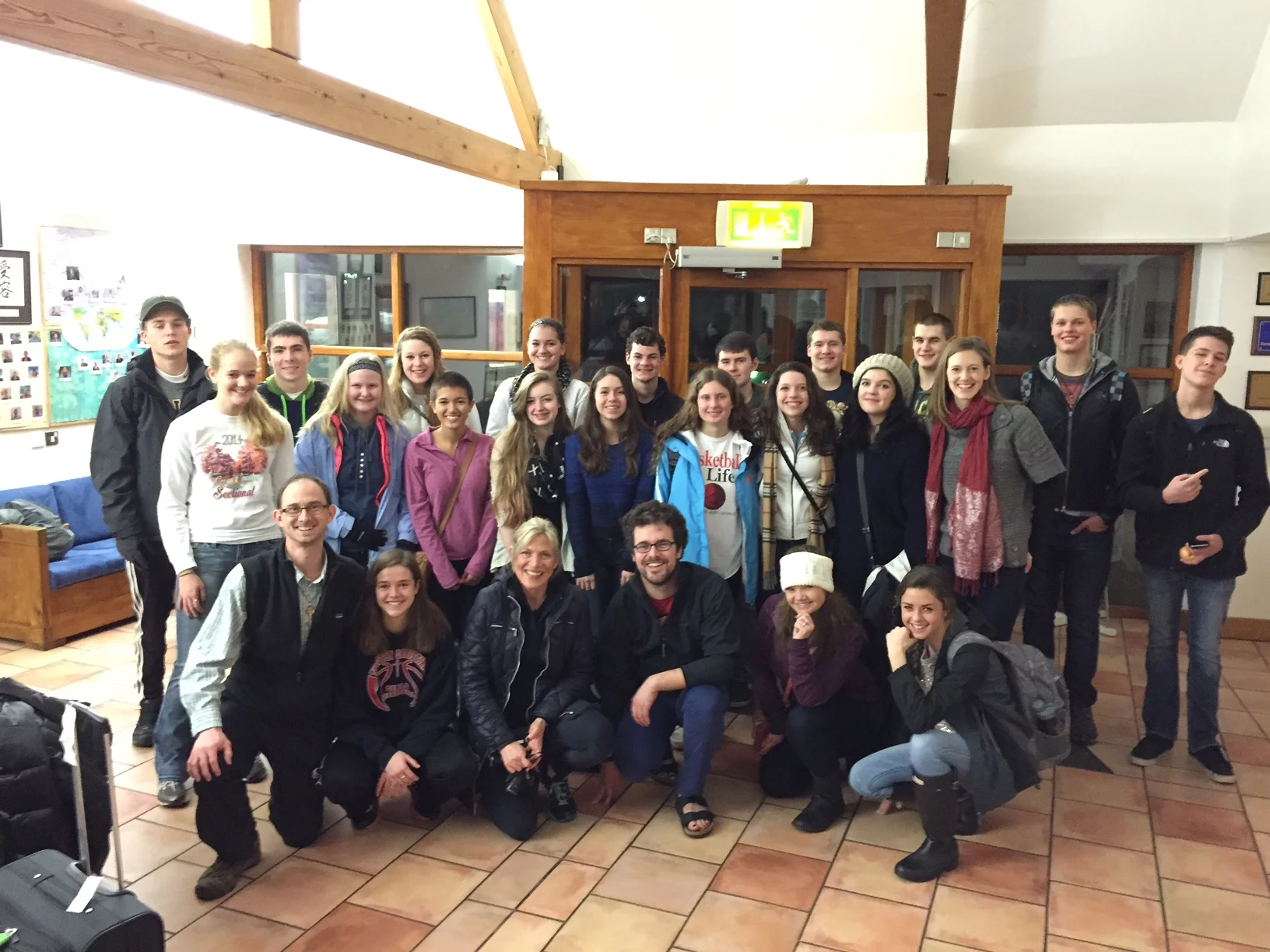 Youth Group in Ireland with Celtic Footstep
