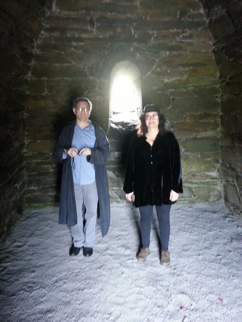 Inside the early medieval church at Gallarus