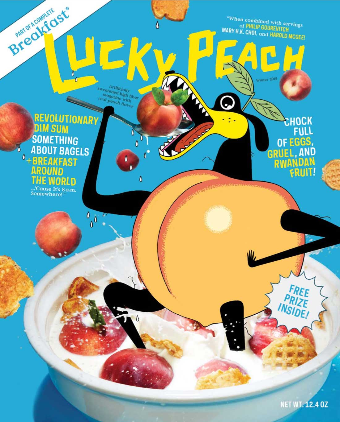 Lucky Peach cover - "Breakfast Issue"