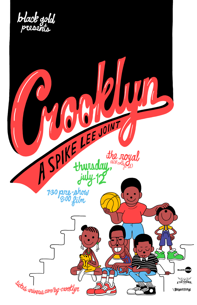  Poster for Black Gold’s screening of Crooklyn 