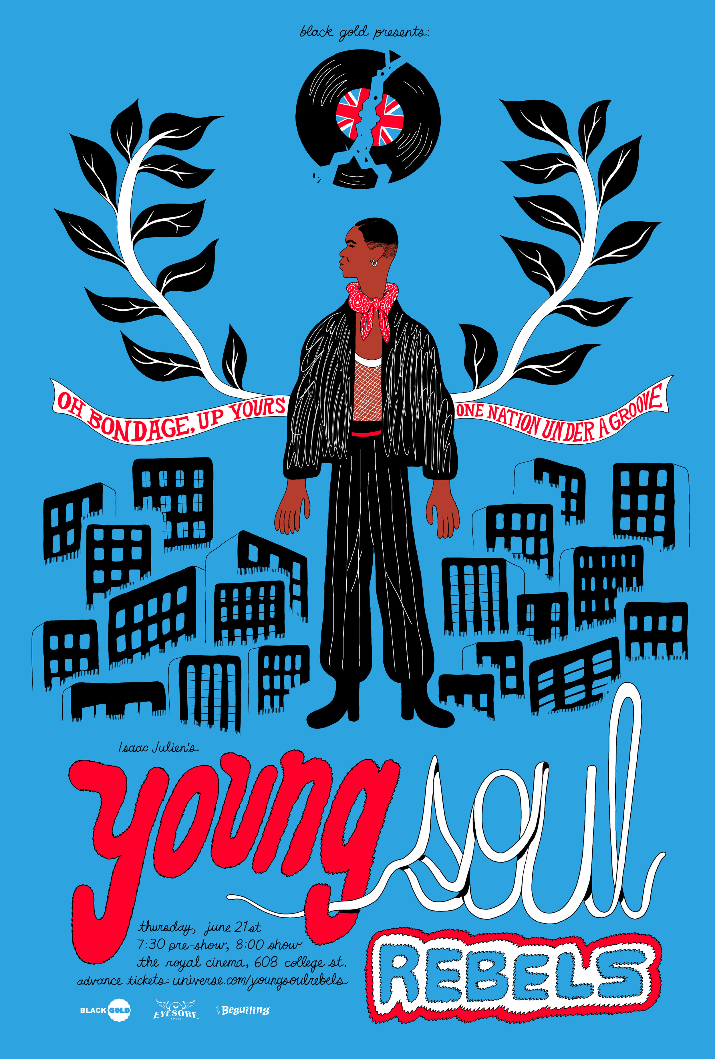  Poster for Black Gold’s screening of Young Soul Rebels 