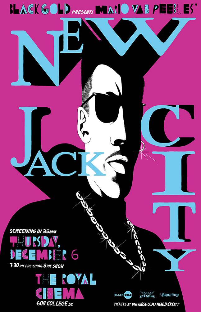  Poster for Black Gold’s screening of New Jack City 