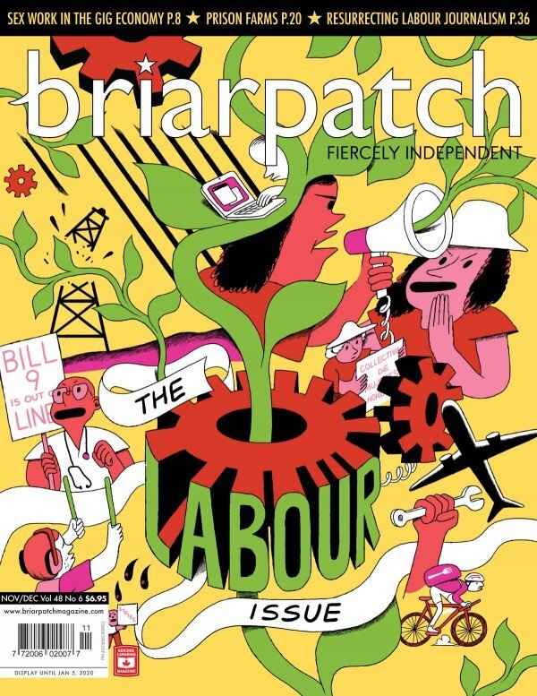 Briarpatch - Cover - "The Labour Issue"