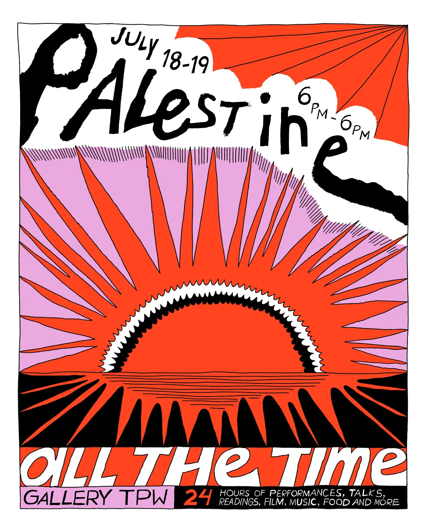Palestine All The Time poster