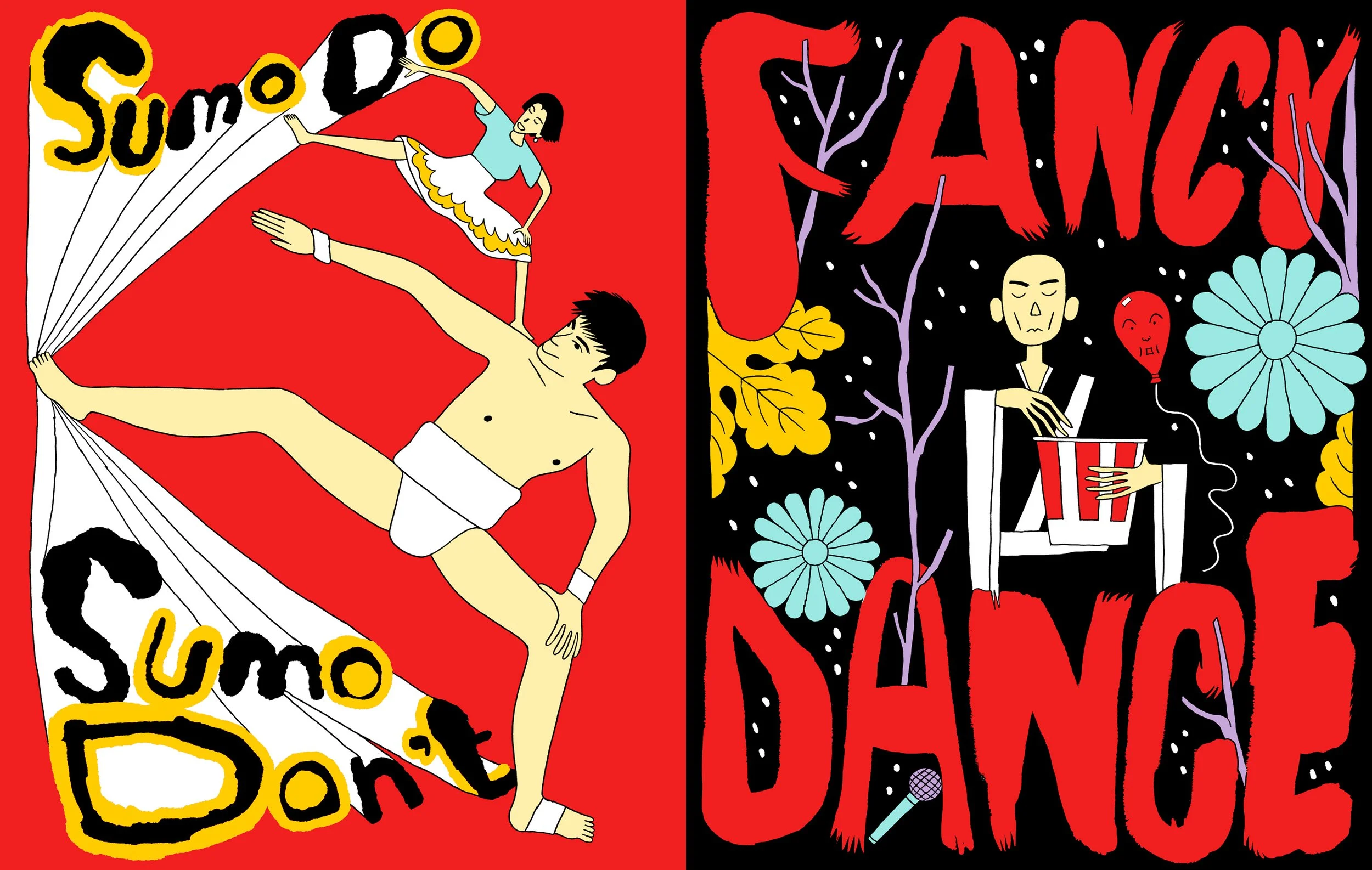 Sumo Do, Sumo Don't/Fancy Dance split Blu-ray covers