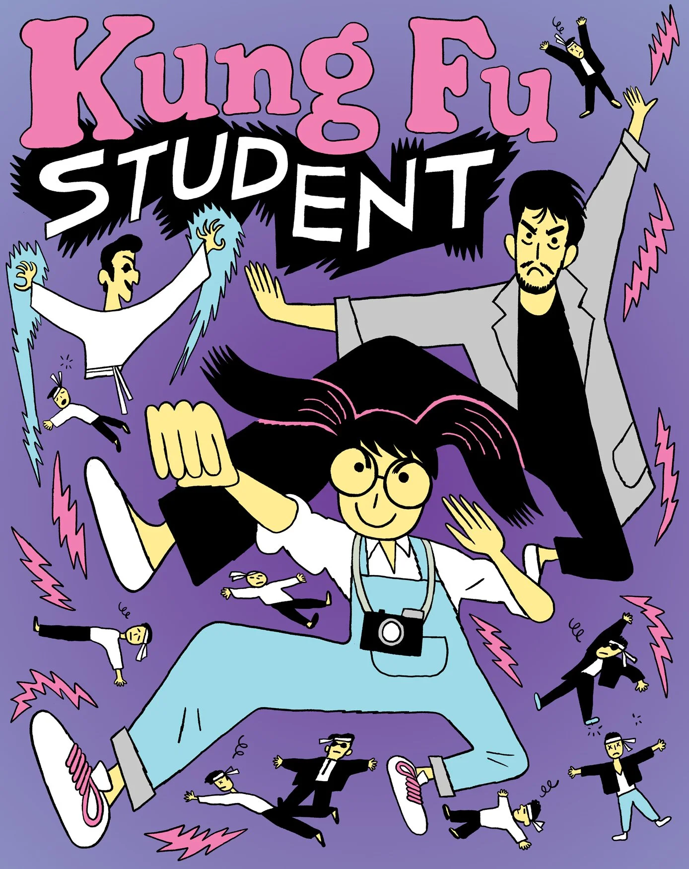 Kung Fu Student Bluray slipcase artwork