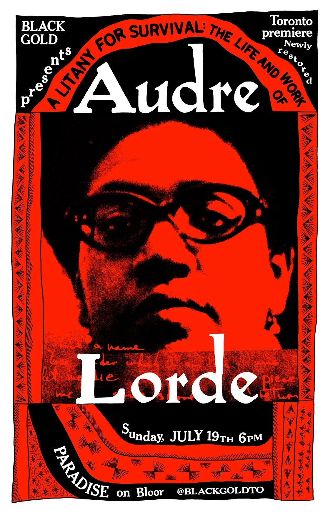 A Litany For Survival: The Life and Work of Audre Lorde at the Paradise Theatre
