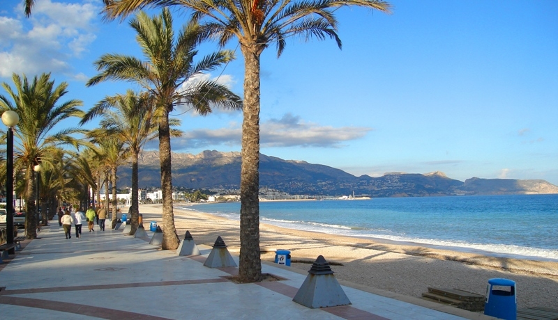 Albir seafront