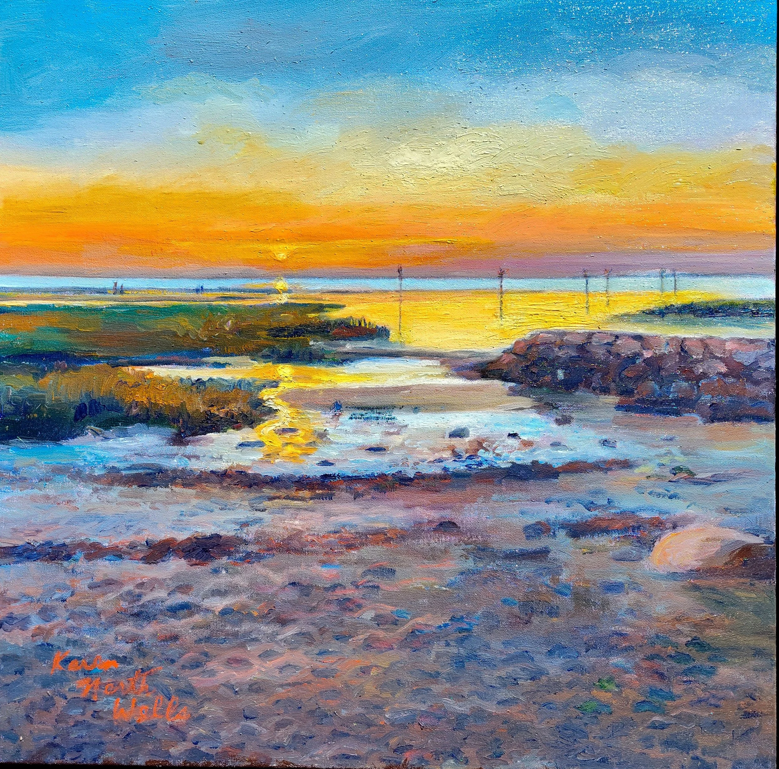 Summer Sunset at Rock Harbor.jpg