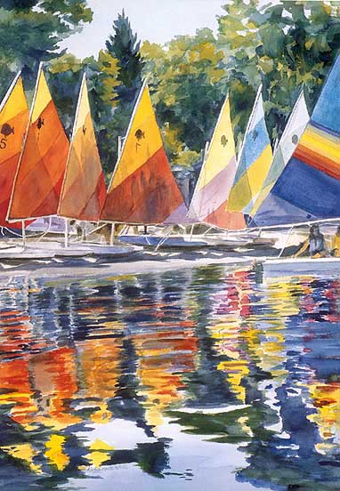 Water Colors - #24, Card — KAREN NORTH WELLS: UNDERGROUND ART GALLERY,  BREWSTER, MA, CAPE COD