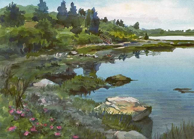 Shore Road, Along the Road to Menemsha - #38, Card