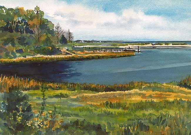 Bumps River -  #41, Card