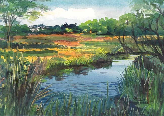 Sandwich Marsh - #44, card