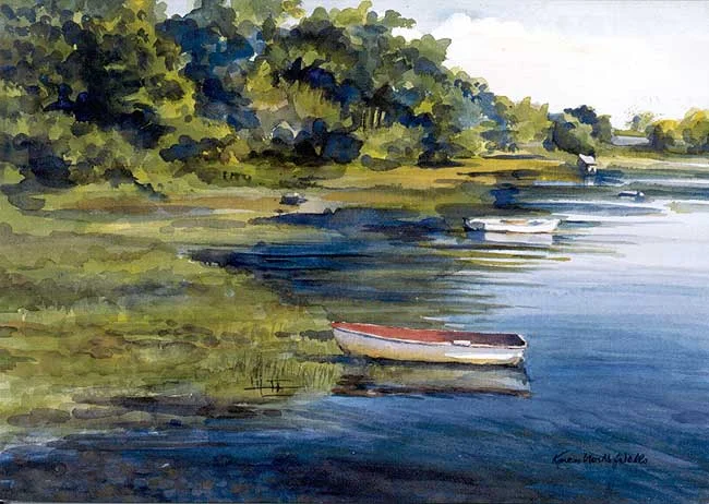 Town Cove (View from the Orleans Yacht Club) - #84, Card