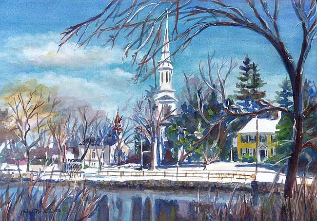 Sandwich Village Center - #75, Card