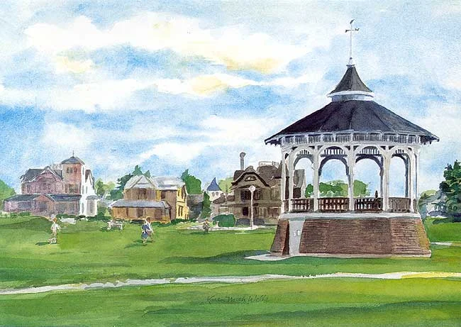 Bandstand at Oak Bluffs - #6, Card