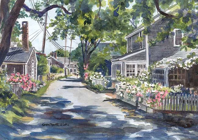 Siasconset Summer - #68, card