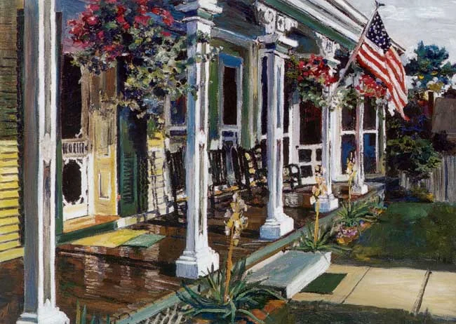 The Captain's Porch - #55, card