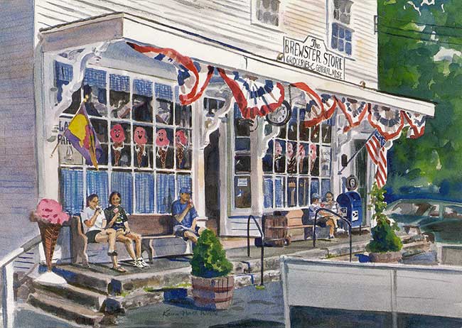 The Scoop at the Brewster Store - #56, card