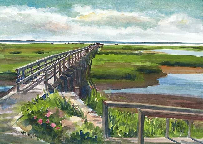 The Boardwalk at Gray's Beach - #73, Print