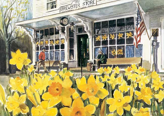 The Brewster Store in Bloom - #2, print