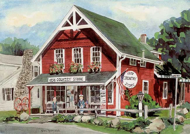 Centerville Country Store (1856 Country Store) - #18, Print