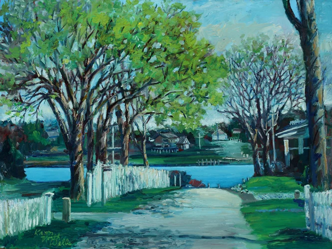 Touches of Spring on Bass River- #108, Print