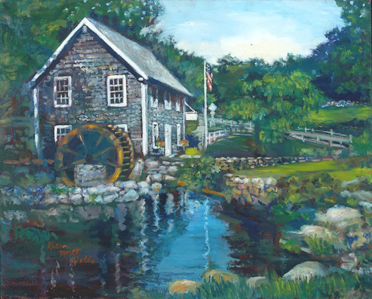 Water Colors - #3006 — KAREN NORTH WELLS: UNDERGROUND ART GALLERY,  BREWSTER, MA, CAPE COD